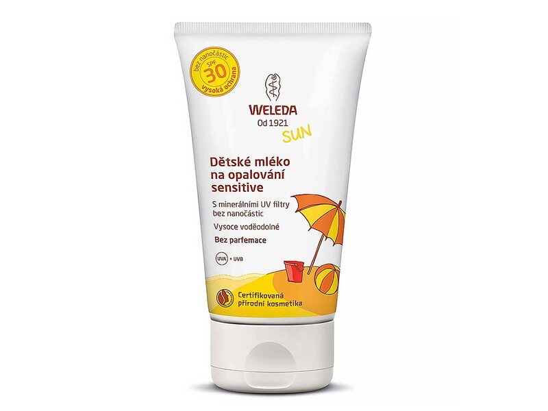 Weleda Sun SPF30 dětské mléko na opalování sensitive 150 ml