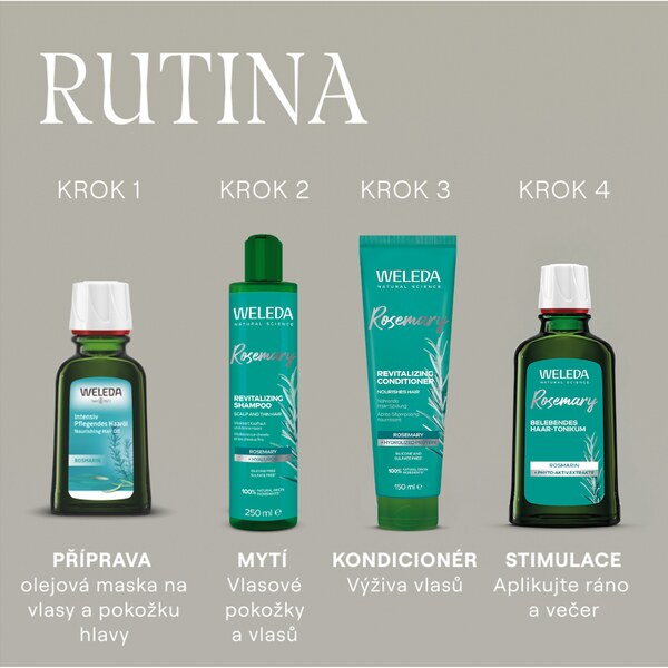 Weleda Rozmarýnový vlasový olej 50 ml Weleda Rozmarýnový vlasový olej 50 ml