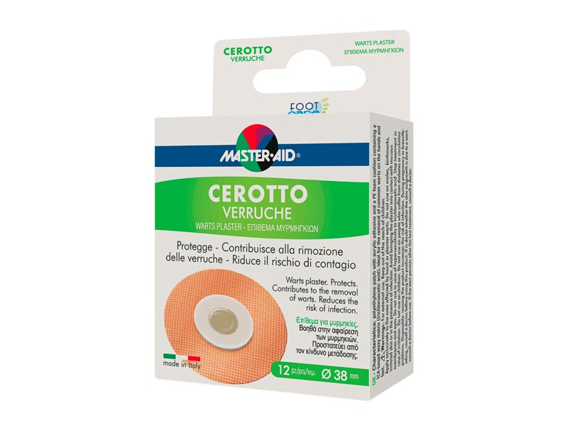 Foot Care náplasti na bradavice 12 ks
