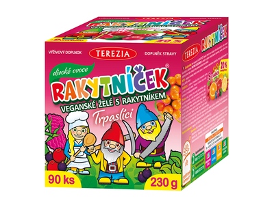 Rakytníček divoké ovoce veganské želé 90 ks