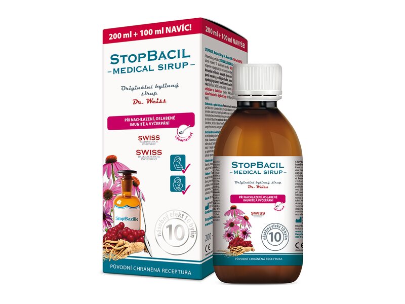 Dr. Weiss Stopbacil Medical sirup 200+100 ml