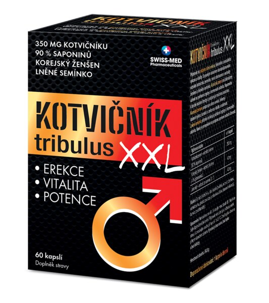Kotvičník tribulus XXL 60 kapslí