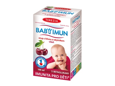 Terezia Babyimun sirup s hlívou a rakytníkem Višeň 100 ml