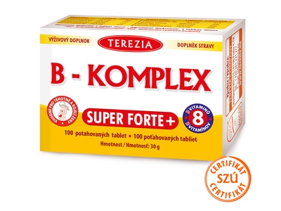 Terezia B-komplex Super Forte+ 100 potahovaných tablet