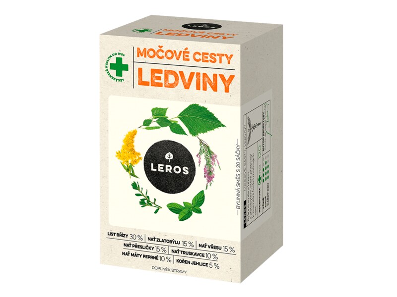 Leros Močové cesty ledviny nálevové sáčky 20x1,5 g