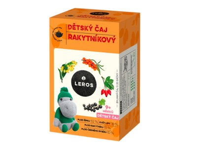 Leros Dětský čaj rakytníkový nálevové sáčky 20x2 g