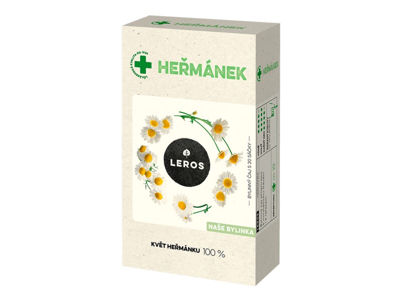 Leros Heřmánek nálevové sáčky 20x1 g