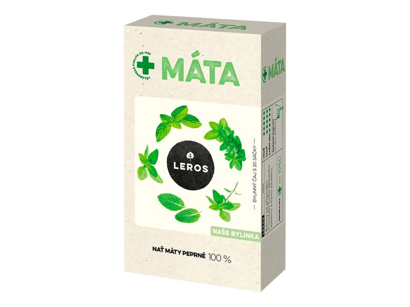 Leros Máta nálevové sáčky 20x1,5 g