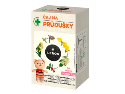 Leros Dětský čaj na průdušky nálevové sáčky 20x1,5 g Leros Dětský čaj na průdušky nálevové sáčky 20x1,5 g