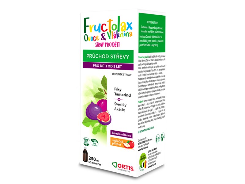 Fructolax Ovoce & Vláknina sirup 250 ml