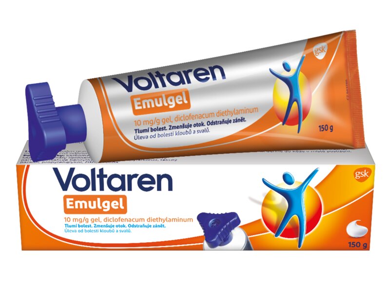 Voltaren Emulgel 10 mg/g gel proti bolesti 150 g