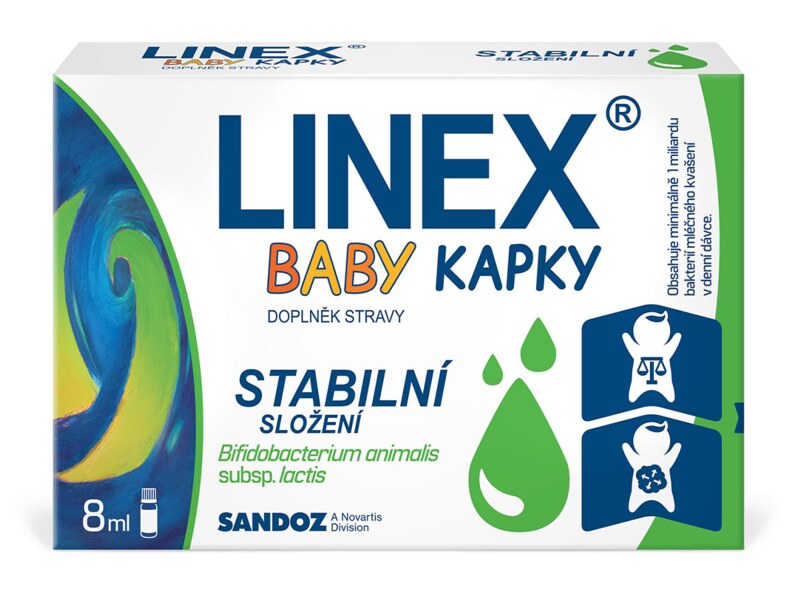 Linex Baby probiotika pro děti kapky 8 ml