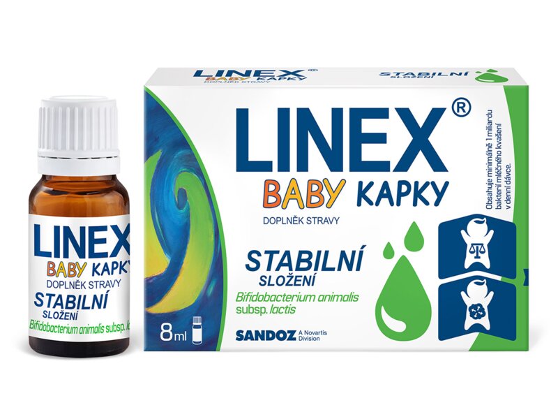 Linex Baby probiotika pro děti kapky 8 ml