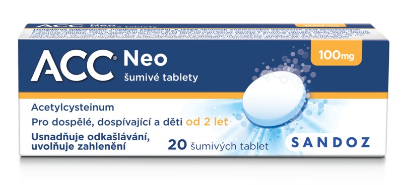 ACC 100 NEO 100 mg 20 šumivých tablet