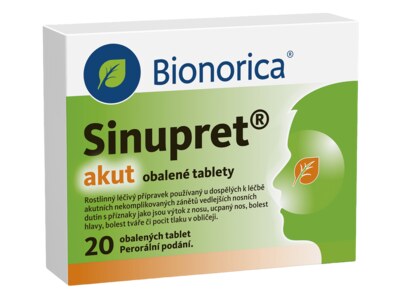 Sinupret akut 20 obalených tablet