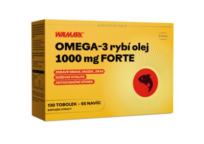 Walmark Omega-3 Forte 130+65 tobolek NAVÍC Walmark Omega-3 Forte 130+65 tobolek NAVÍC