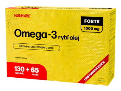 Walmark Omega-3 Forte 130+65 tobolek NAVÍC