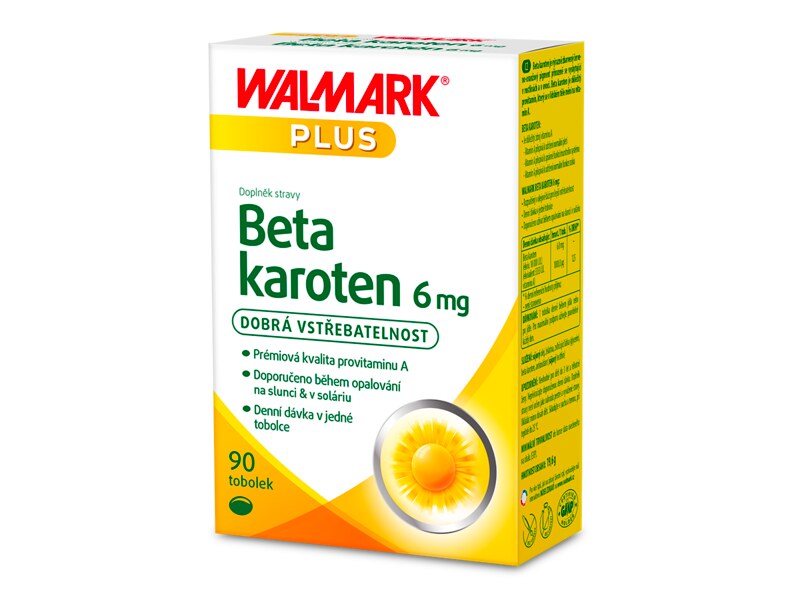 Walmark Beta karoten 6 mg 90 tobolek Walmark Beta karoten 6 mg 90 tobolek