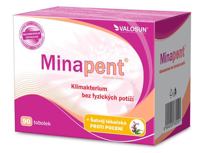 Minapent + šalvěj lékařská 90 tobolek