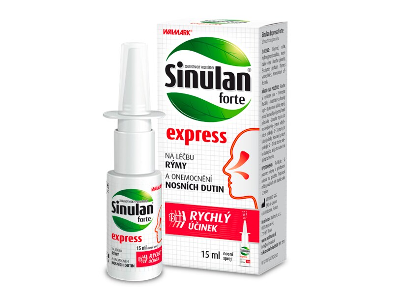 Sinulan Express Forte nosní sprej 15 ml