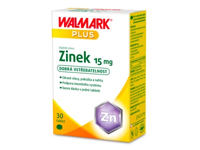 Walmark Zinek 15 mg 30 tablet