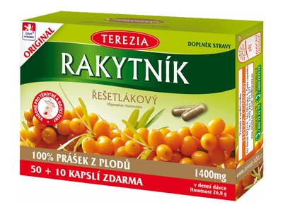 Terezia Rakytník řešetlákový 50+10 kapslí