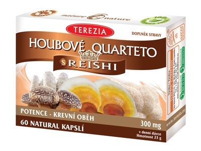 Terezia Houbové Quarteto s reishi 60 kapslí