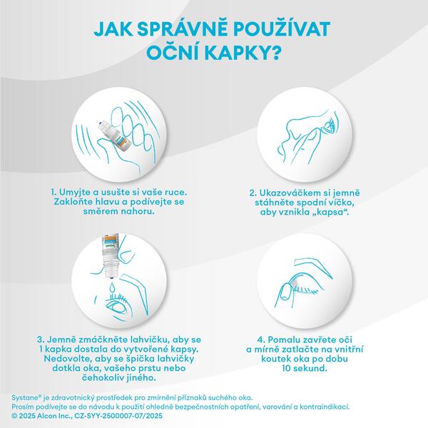 Systane Hydration zvlhčující oční kapky bez konzervačních látek 10 ml