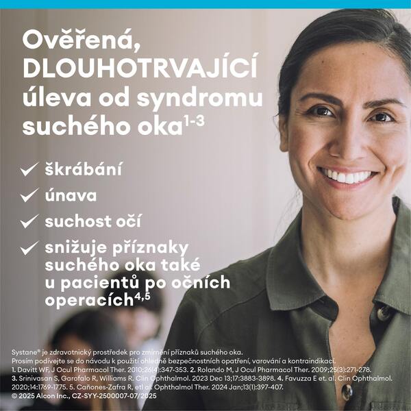 Systane Hydration zvlhčující oční kapky bez konzervačních látek 10 ml