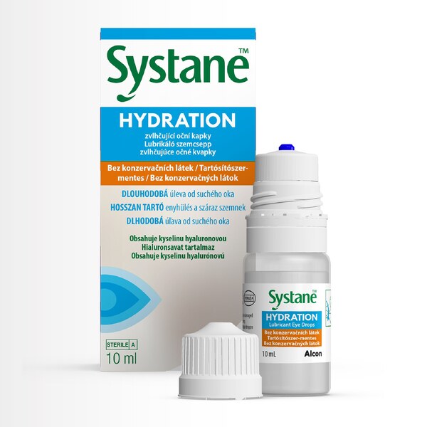 Systane Hydration zvlhčující oční kapky bez konzervačních látek 10 ml