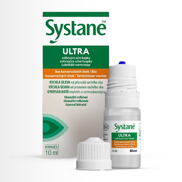Systane Ultra zvlhčující oční kapky bez konzervačních látek 10 ml