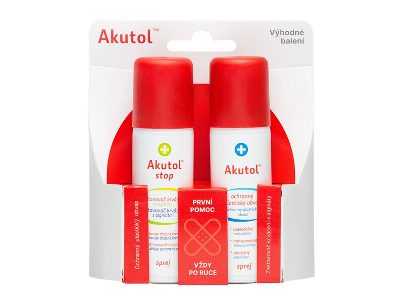 Akutol spray 60 ml + Akutol Stop sprej 60 ml Duopack