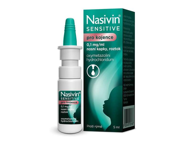 Nasivin Sensitive pro kojence 0,1 mg/ml nosní kapky 5 ml Nasivin Sensitive pro kojence 0,1 mg/ml nosní kapky 5 ml