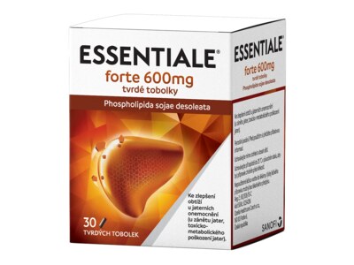 Essentiale Forte 600 mg 30 tvrdých tobolek