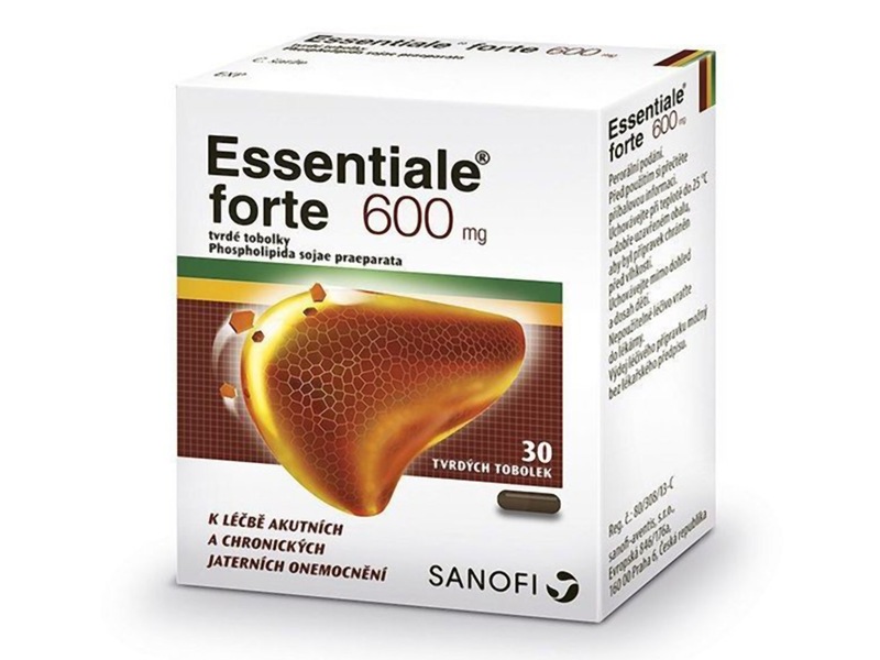 Essentiale Forte 600 mg 30 tvrdých tobolek Essentiale Forte 600 mg 30 tvrdých tobolek
