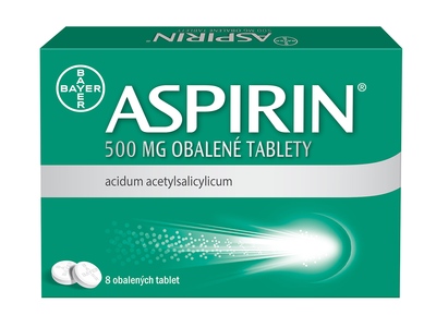 Aspirin 500 mg 8 obalených tablet Aspirin 500 mg 8 obalených tablet