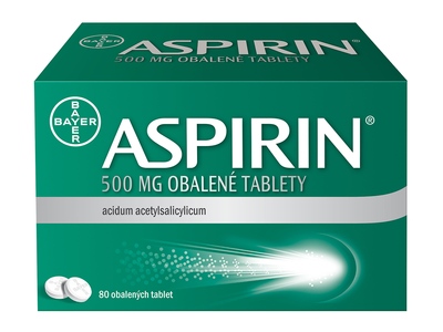 Aspirin 500 mg 80 obalených tablet Aspirin 500 mg 80 obalených tablet