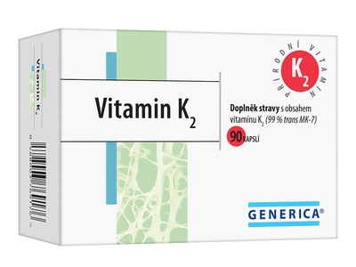 Vitamin K2 Generica 90 kapslí Vitamin K2 Generica 90 kapslí