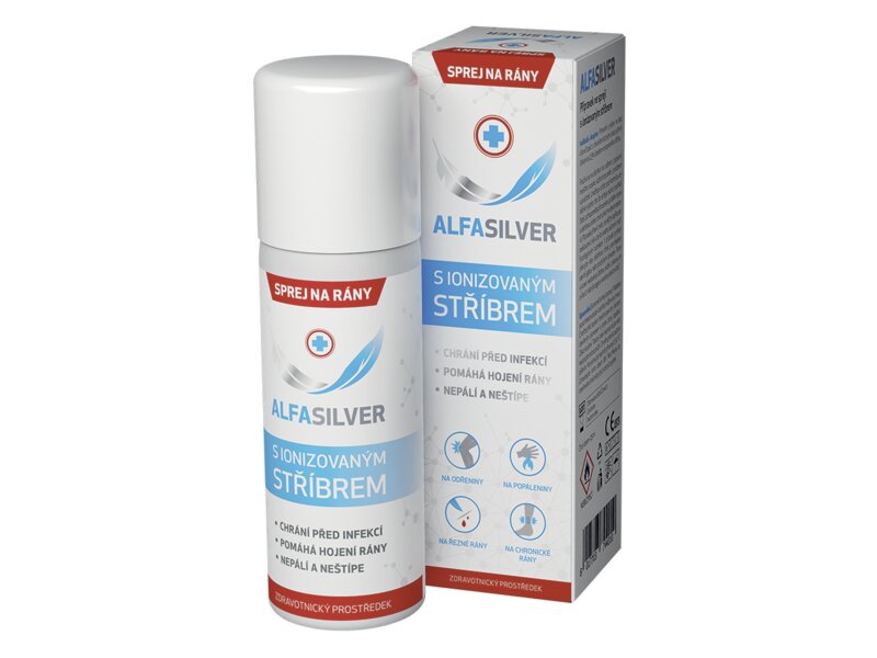 Alfasilver sprej 125 ml