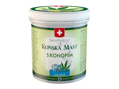 Herbamedicus Koňská mast s konopím chladivá 250 ml