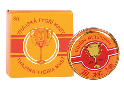 Thajská tygří mast Golden Cup balm 8 g