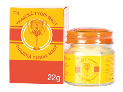 Thajská tygří mast Golden Cup balm 22 g