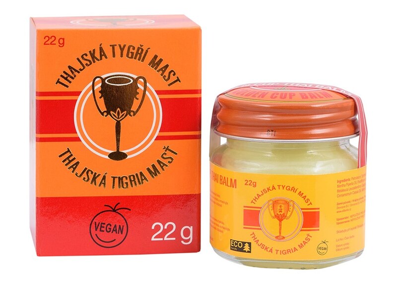 Thajská tygří mast Golden Cup balm 22 g