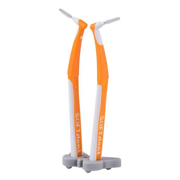 Softdent Butterfly mezizubní kartáček zahnutý XS 6 ks Softdent Butterfly mezizubní kartáček zahnutý XS 6 ks