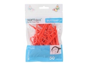Softdent Butterfly dentální párátka s nití 50 ks