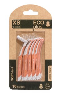 Softdent ECO mezizubní kartáček zahnutý 0,4 mm 10 ks Softdent ECO mezizubní kartáček zahnutý 0,4 mm 10 ks