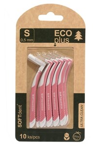 Softdent ECO mezizubní kartáček zahnutý 0,5 mm 10 ks Softdent ECO mezizubní kartáček zahnutý 0,5 mm 10 ks