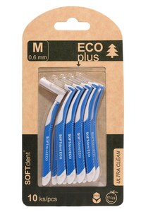 Softdent ECO mezizubní kartáček zahnutý 0,6 mm 10 ks Softdent ECO mezizubní kartáček zahnutý 0,6 mm 10 ks