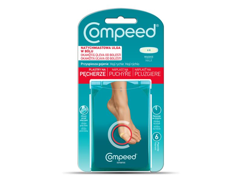 Compeed Náplast na puchýře malá 6 ks