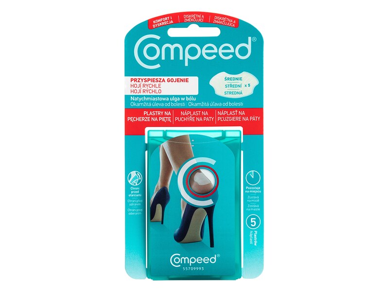 Compeed Náplast na puchýře na paty 5 ks